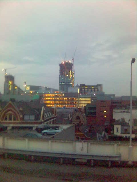 Manchester Tower with Lights