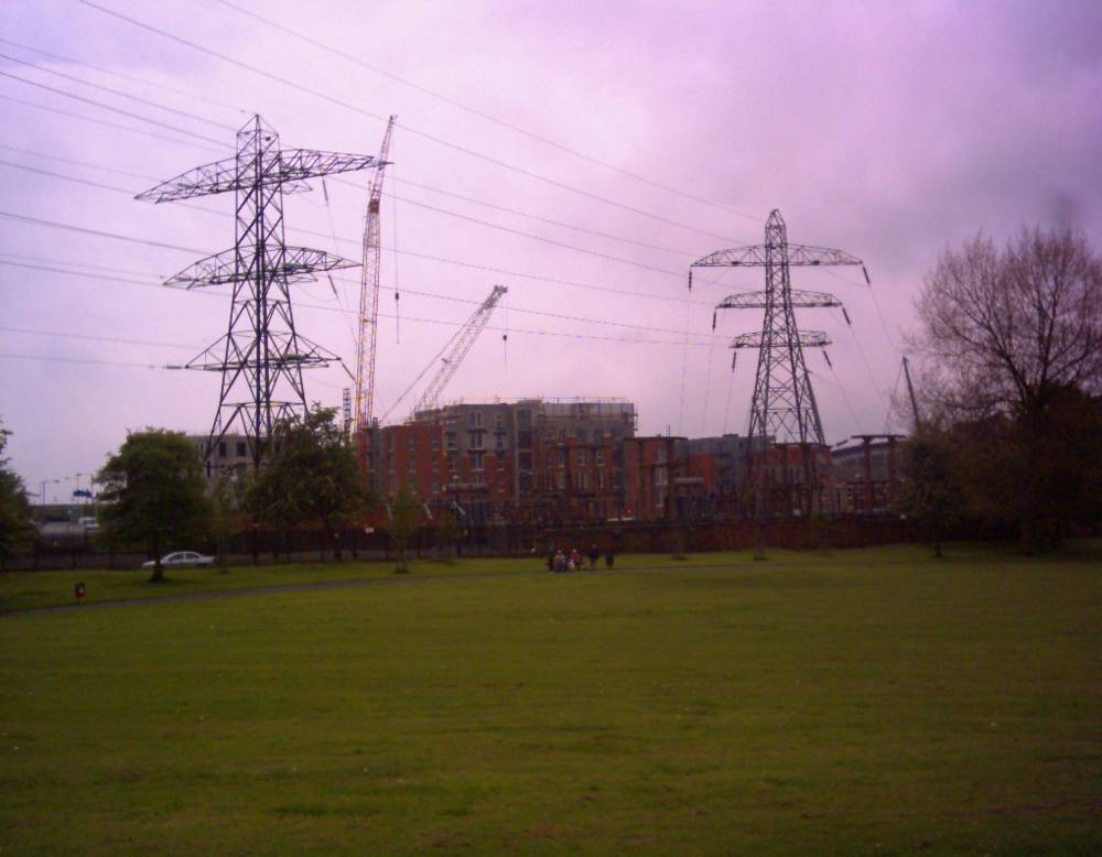 Pylons and Stuff at Philips Park